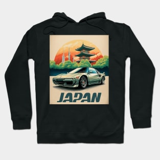 Japan Honda NSX Vintage Travel Art Poster Hoodie